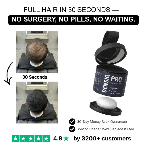 DENSIQ Pro - Instant Hair Density Filler "Secret Offer" Buy 1 Get 1 Free